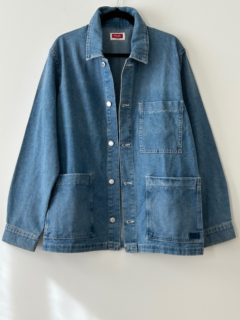 Wrangler 100% Cotton Blue Denim Chore Coat
